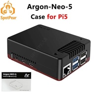 Raspberry Pi 5 Argon Neo 5 Aluminum Pi5 Case Heatsink protective case For Pi5