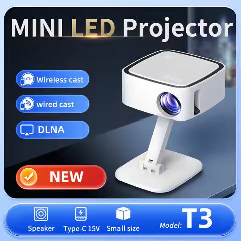 Toprecis T3 HD Gimbal Projector Mini Phone Projector New Product Supports Power Bank Power Supply