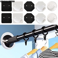 EUCALYTUSS 2pcs Curtain Rod Mount Retainer Wall Adhesive No Drilling Stick Bathroom Screw Fixation T