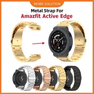 Strap For Amazfit Active Edge Metal Strap , High Quality Metal Stainless Steel Magnetic Clasp Strap 