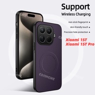 Xiaomi 15T 15TPro 2025 Carbon Fiber Pattern Magnetic Phone Case For Xiaomi 15T 15T 15 T T15 15TPro X