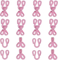 YELARXI Sewing Hooks and Eyes, 23mm Covered Hook Eye Sewing Closure Fasteners Sew on Snaps Fit for B