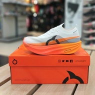 Ortuseight Sepatu Marathon Running Hypersonic 2.0 - Sepatu Olahraga Easy Run Putih & Orange Sepatu L
