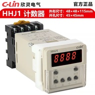 New and C-Lin Digital display Counter Relay HHJ1 AC380V AC220V DC24V