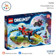 LEGO DreamZzz 71458 Crocodile Car (494 Pieces) For Children Aged 8 And Up Brick Toy