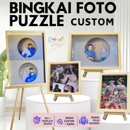 Custom Puzzle Frame | Frame Puzzle | Jumbo Puzzle | Wedding Photo Frame | Pre-wedding Puzzle Frame |