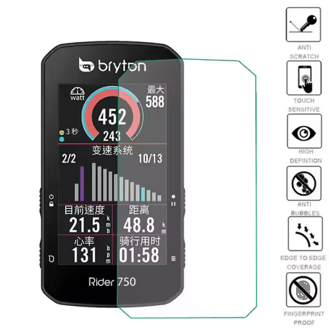 3pcs Clear Screen Protector Cover Protective Film Guard For Bryton Rider 750 R750 GPS Cycling Bicycl