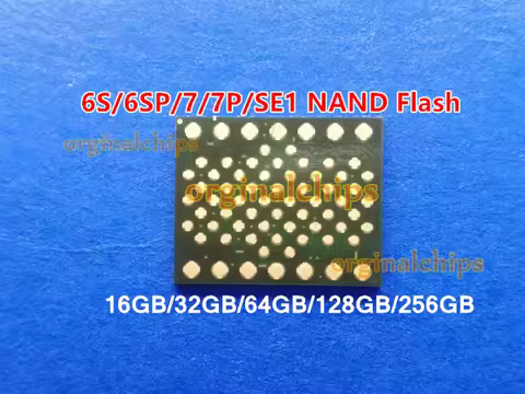 1pcs For iPhone 6S 6SP 7/7Plus 8 X Nand Flash Memory IC 16GB 32GB 64GB 128GB 256GB U1500 HDD Harddis