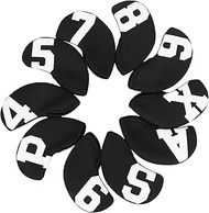 Number Golf Iron Headcover Set Premium Neoprene Golf Club Iron Protective Head Cover for Golfers Dur
