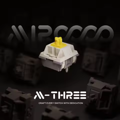 Custom MirooooLab M3 Linear Switch 5-Pin LY Stem P5 Bottom 45g Dual Force Crisp Feel OEM by JJK Gami