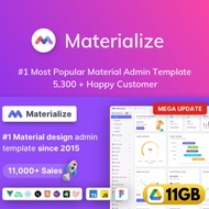 MATERIALIZE - MATERIAL DESIGN ADMIN TEMPLATE V13.4.0