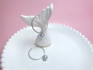 圓圈 Akoya 真多麻 海水珍珠 多風格 純銀 耳環