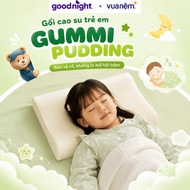Gummi Pudding ergonomic natural latex pillow for babies, neck and shoulder shaping for babies 26x43x