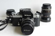 NIKON F2 A單眼機械式相機&amp;另有3顆鏡頭35mm,24mm,55mm一起出售~