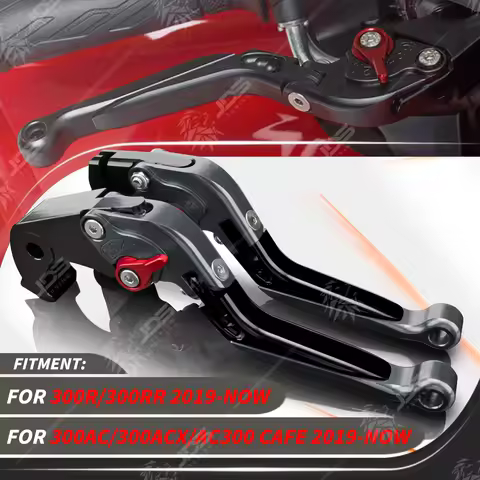 JDSTUNING For VOGE 300R/300RR/300AC/300ACX/AC300 CAFE 2019-NOW Clutch Lever Brake Lever Set Folding 
