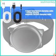 WU Portable Watch Charging Adapter Cord 2pin 7 62mm Space Smartwatch Magnetic Charging Cable with Pr