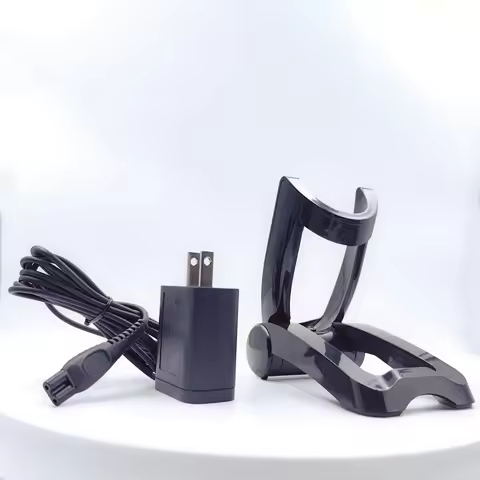 Charger Stand Base Folding with HQ8505 Charger Cord Combo For Philips Norelco S5210 S7510 S5660 S556