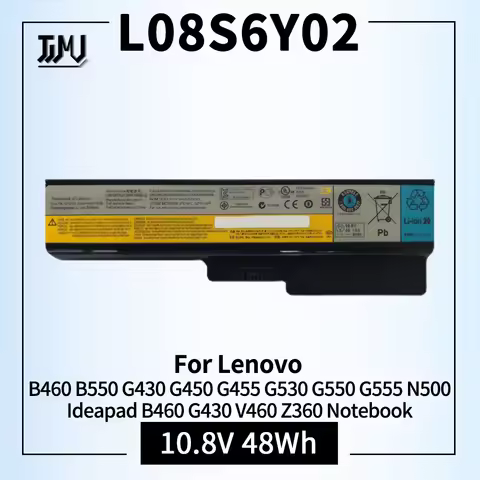 L08S6Y02 L08N6Y02 Laptop Battery for Lenovo B460 B550 G430 G450 G455 G530 G550 G555 N500, Ideapad B4