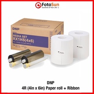 DNP 4R MEDIA KIT (PAPER + INK) FOR DNP RX1(S)HS