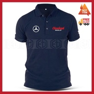 Mercedes Cleveland Golf Embroidery Fashion Designer Polo T Shirt Wood Iron Swing Stick Grip Driver W