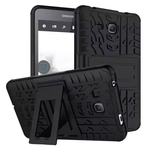 Tablet Case for Samsung Galaxy Tab A6 7.0 SM-T280 TPU and PC Tire Pattern Cover for Samsung Galaxy T