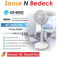 Samaire DC Motor Stand Fan Prince 3D883  with 1 year on-site warranty