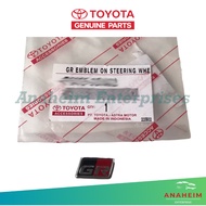 Toyota GR Logo Steering Wheel Emblem Car Accessories