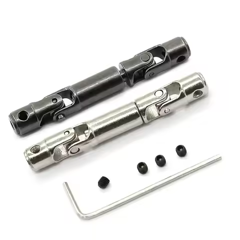 1/2 Piezas Eje de Transmisión Metálico Mejorado WPL C24 C34 B14 B36 MN MN99S C606, Accesorios para C