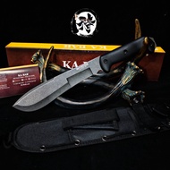 มีดเดินป่า มีดตัดไม้ KA-BAR BK12 วัสดุใบมีด: เหล็กD2