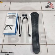 Fender Plywood TK201 CARBON MOTIF Mud Guard TK-201 - Gravel Fixie Roadbike Road Bike Hybrid Racing R