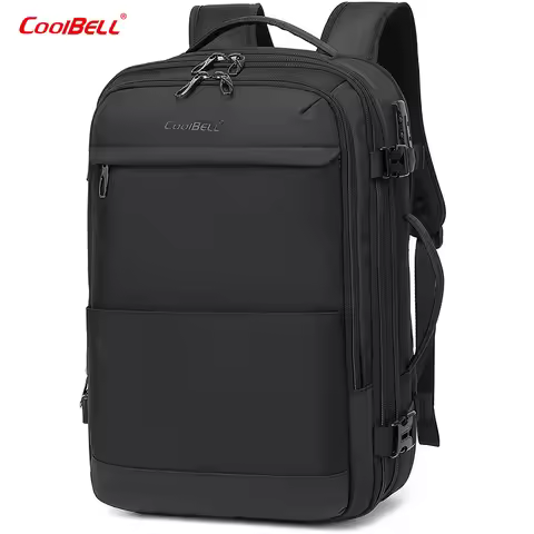 CoolbeLL 36 L Expandable Waterproof Portable Anti-theft Backpack For Men 17.3 inch Laptop, USB-A Cha