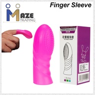 [MAZE TRADING] Woman Clitoris G-Spot Finger Sleeve Massager Masturbator Sex Toy Alat Seks Perempuan 
