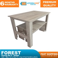 Forest Dining Table Set 4 Seater - Affordahome Furniture