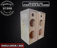 Box Speaker 3 Way 6inch 5inch plus Tweeter