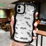 เคสโทรศัพท์ดีไซน์ 3D สองชั้นแบบคลื่น กันกระแทก กันเหงื่อ ป้องกันรอยนิ้วมือ ทนทานต่อการสึกหรอ เข้ากัน