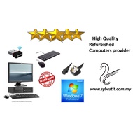 HP computer set for office use with 19 inch LCD monitor