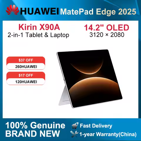 2025 HUAWEI MatePad Edge 2-in-1 Tablet & Laptop CPU Kirin X90A HarmonyOS5 Dual Mode 14.2-inch OLED 1