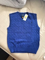 Polo Ralph Lauren 中童藍色針織背心