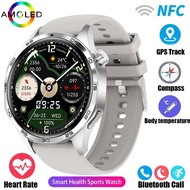 For Huawei WATCH5 PRO Smart Watch Men GT5 Pro AMOLED HD Screen Bluetooth Call GPS NFC Heart rate wat