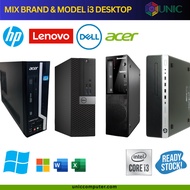 Mix Brand & Model Intel Core i3 6th 7th 8th 9th Generation Optiplex Prodesk Thinkcentre Desktop PC O