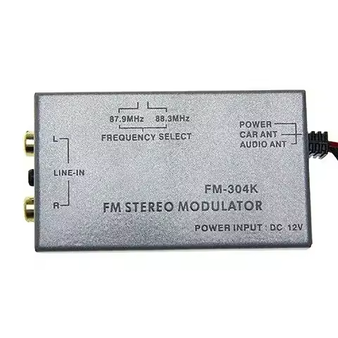 X95-Universal Fm Modulator Stereo Mp3 Auto Antenne Kabel Car Radio Cinch Aux Adapter