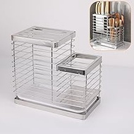 Universal Knife Holder and Kitchen Utensil Holder, KoudHug Space Saver Stainless Steel Knives Organi