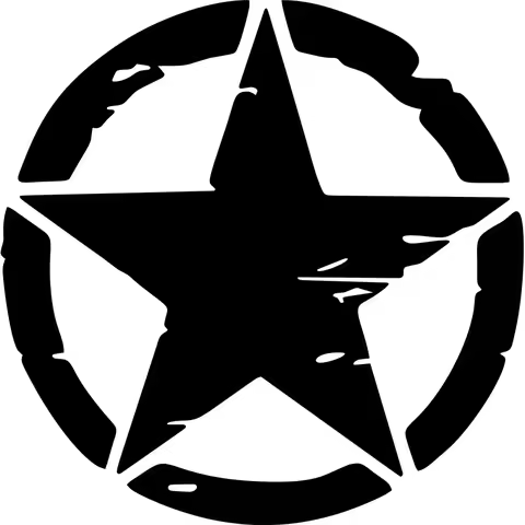 for JEEP Wrangler and All Other 4x4 Models Accessories Town Oscar Mike Freedom Edition Army Star Sti