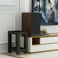 RAJYQODIS Steel Bookshelf Speaker Stands, Holds Satellite & Bookshelf Speakers Up to 132lbs(60kg), f