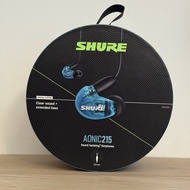 Shure Aonic 215 有線隔音耳機 藍色 Special Edition