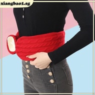 xiangbao1 1L Long Hot Water Bottle Bed Warm Waist Back Hot Water Bottle with Soft Cover