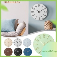 【SUNYLF】Clocks living room wall clock simple wall clock 12 inches 30CMwall clock-sunnylife1.sg