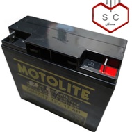 Motolite OM17-12 Rechargeable 12V 17AH Valve Regulated Lead Acid (VRLA) Battery replacement for Whee