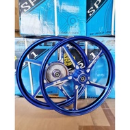LC135 Y15ZR RS150 VF3 VF3I 185 VARIO FG511 AJI RACING FORGED SPORT RIM SET 100% ORIGINAL BARU FG505