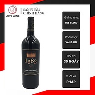 Rượu vang đỏ Pháp 1982 UG Bordeaux Red Blend